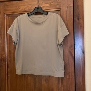 Banana Republic Supima Cotton Tee - Small Sage Green